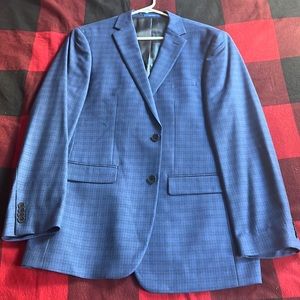 Vince Camuto Men’s Blazer Royal Blue Pattern